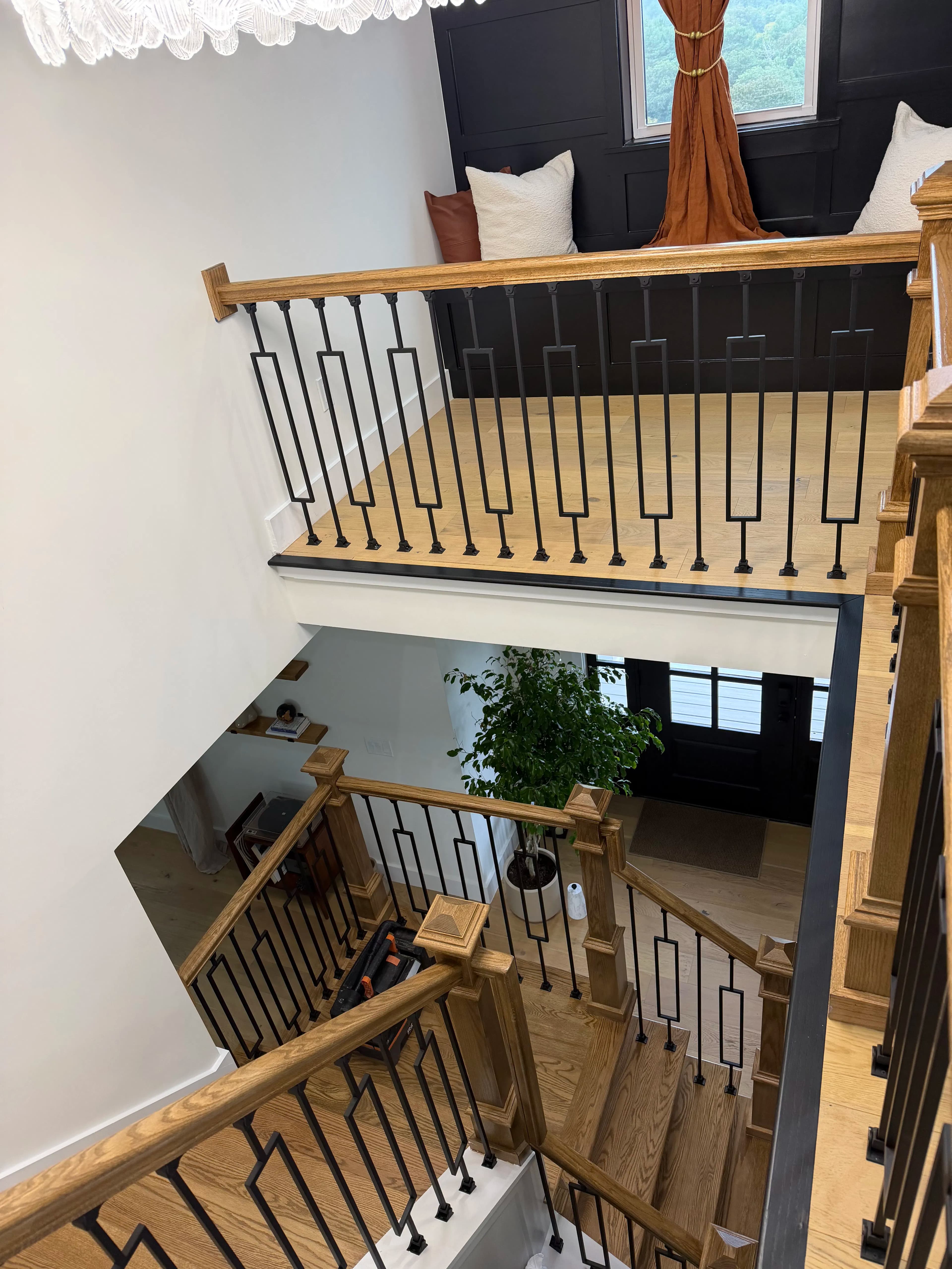 Project Custom Red Oak Stair Nosing and Trim on a New Build image